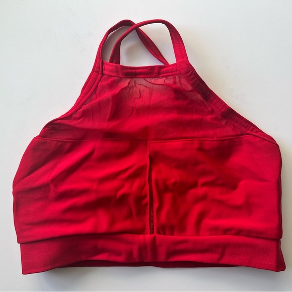 Details Dancewear Red Halter Top - Picture 1 of 2